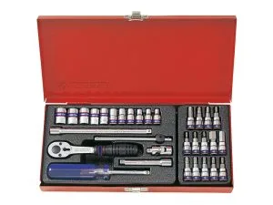 King Tony 1/4 Drive Socket Set 31 Piece