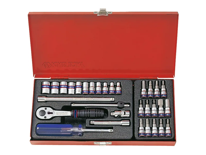 King Tony 1/4 Drive Socket Set 31 Piece