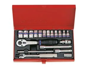 King Tony 1/4 Drive Socket Set 19 Piece