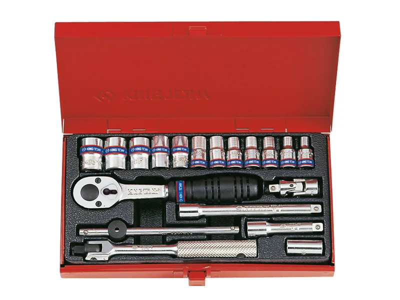 King Tony 1/4 Drive Socket Set 19 Piece