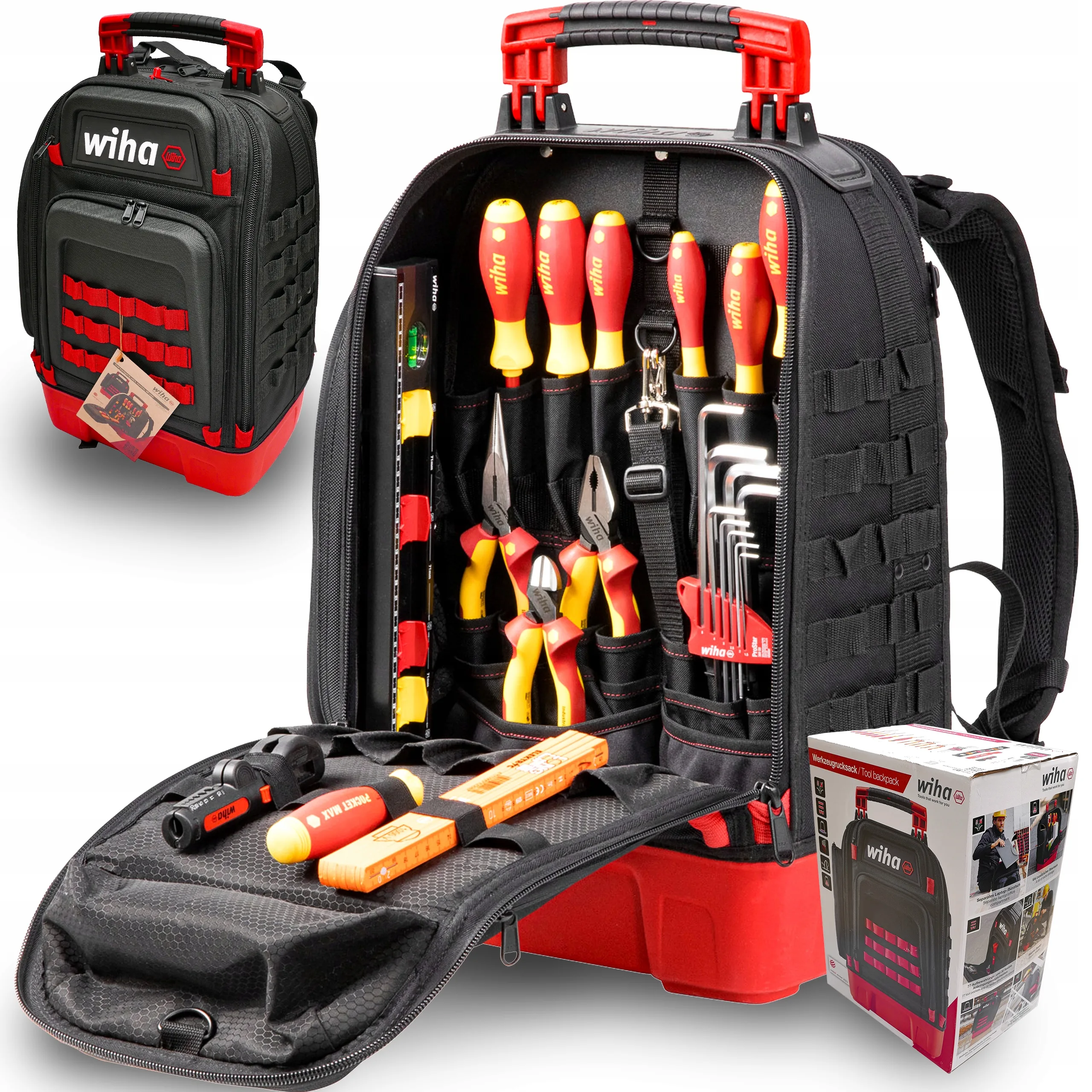 Electric 28-piece Wiha 45528 Tool Backpack VDE Approved - Image 2