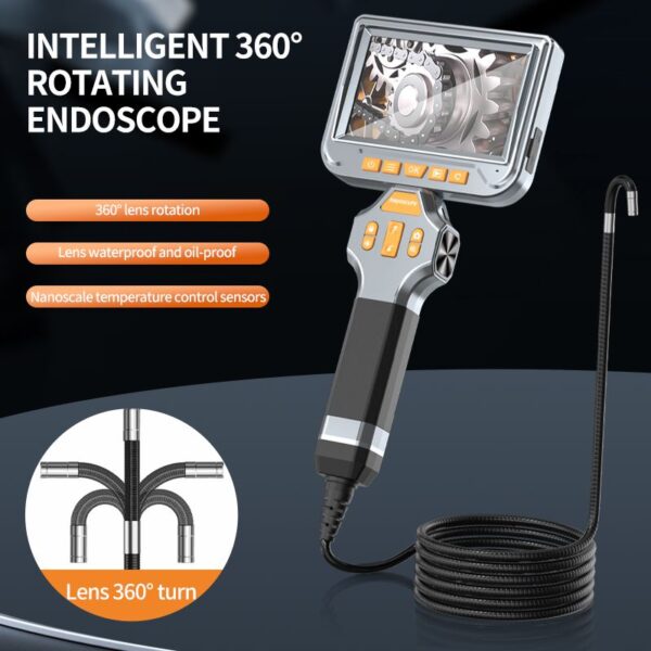 Borescope Inspection Camera With Articulating HD Camera - Image 2