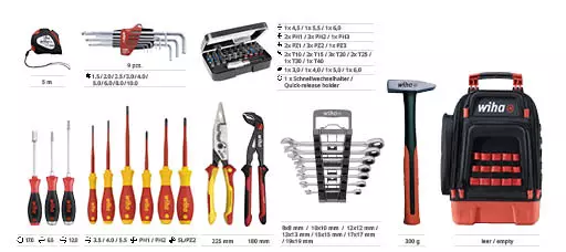Electric 61 piece Wiha Tool backpack - Image 2
